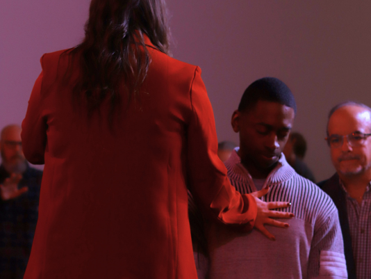 Disciples being equipped and sent